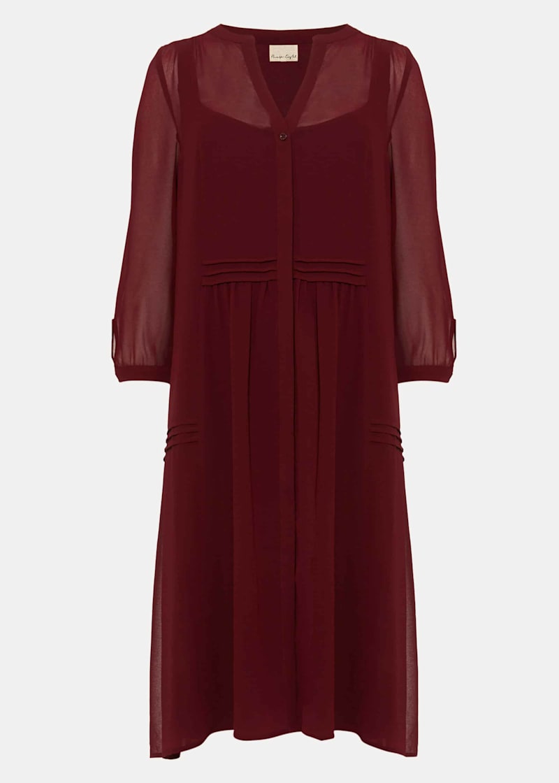 Phase eight remee chiffon dress navy shop