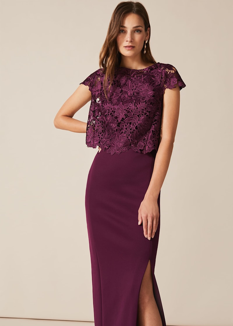 Phase eight claret dress outlet