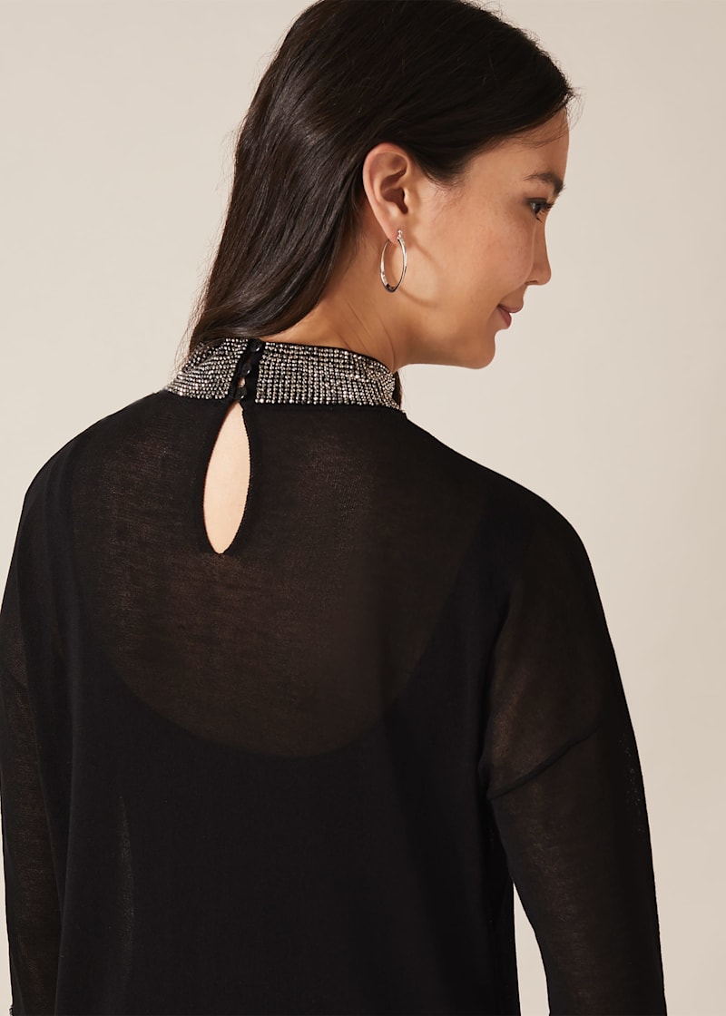 Demi Diamante Collar Dress