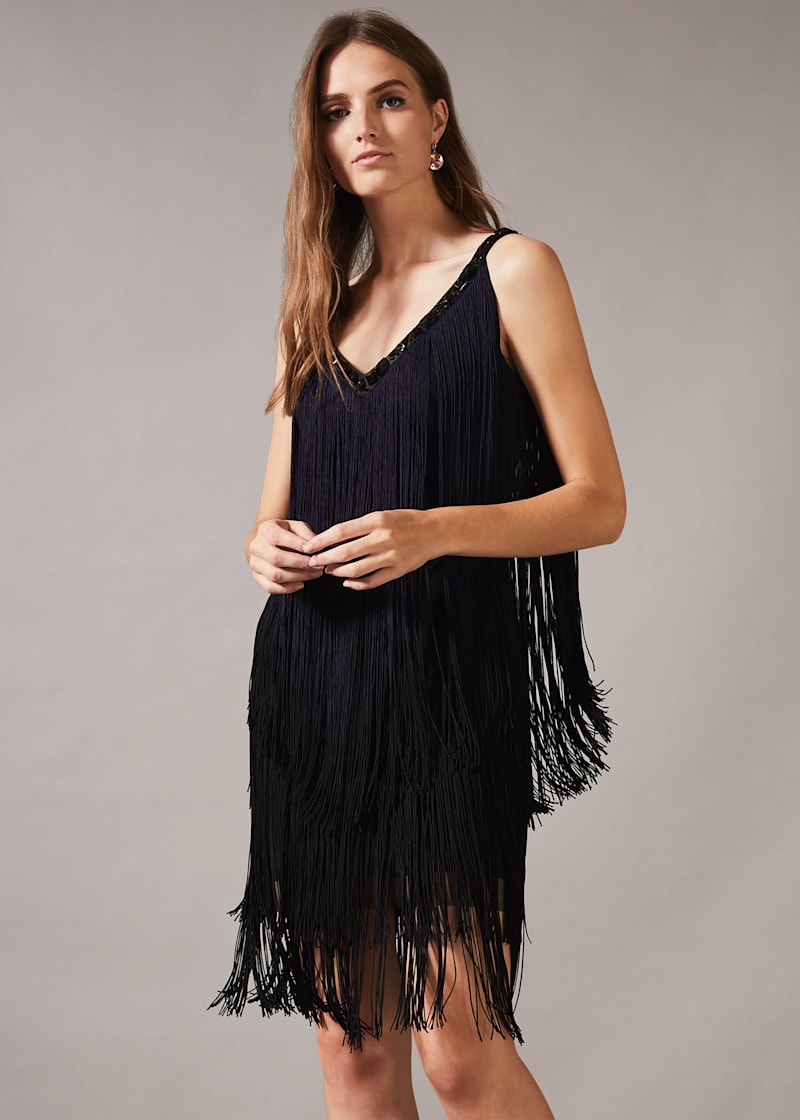 Missy Dip Dye Fringe Dress