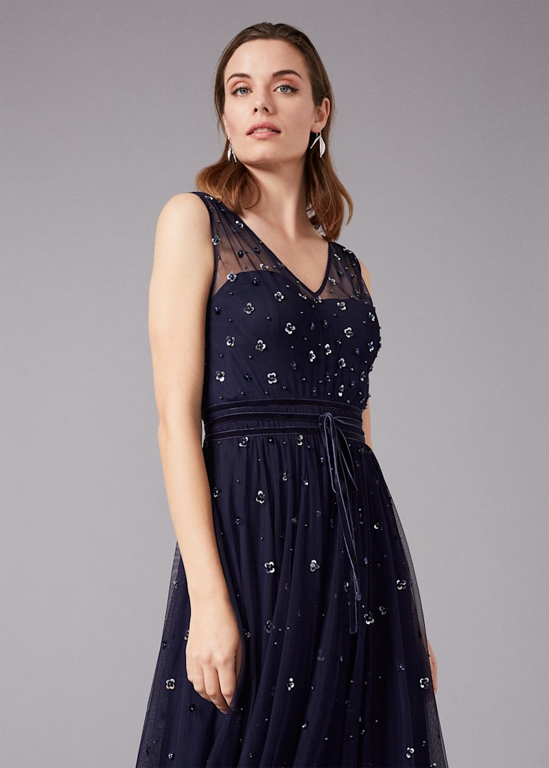 Marcia Sequin Tulle Dress |