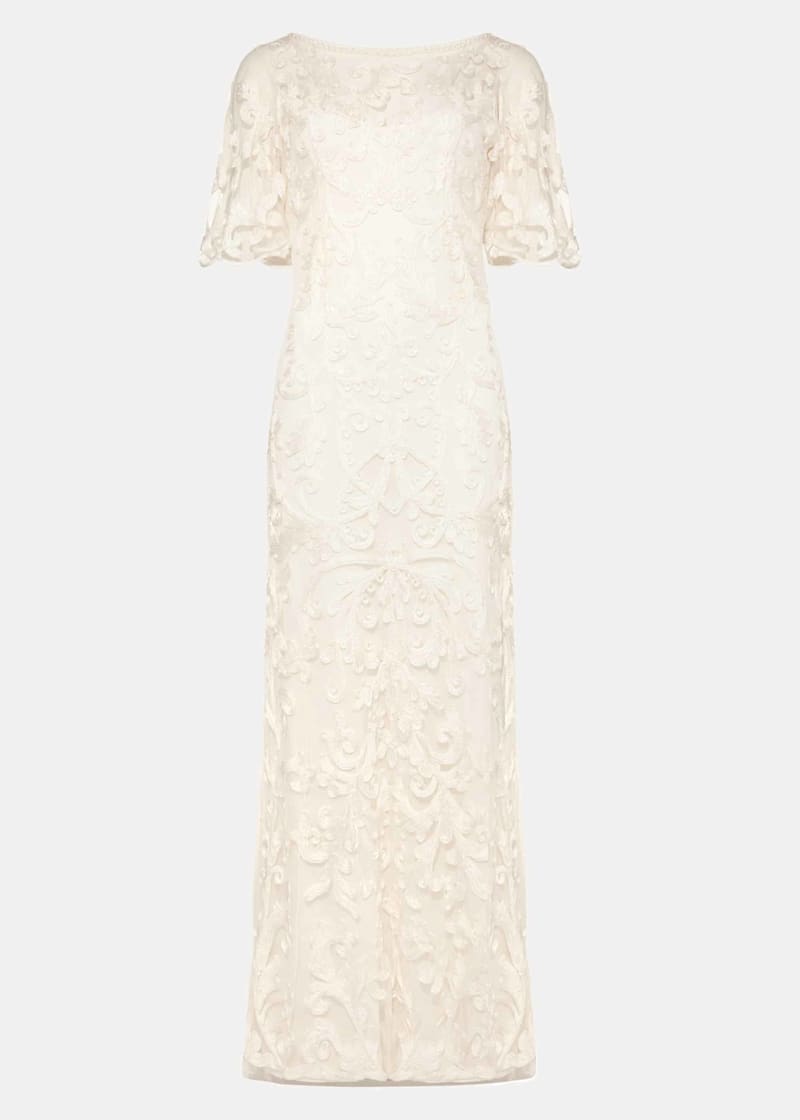 Tapework wedding dress online