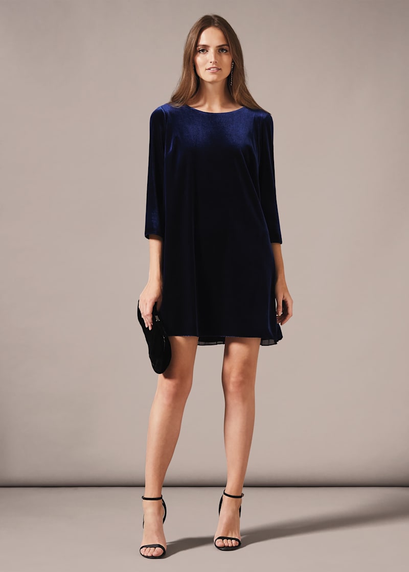 Hobbs agnes velvet new arrivals dress