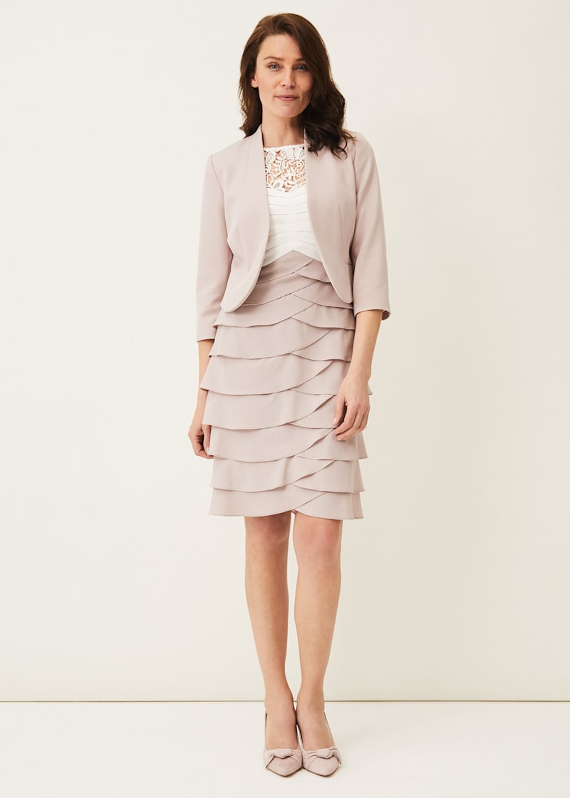 Faith Contrast Fitted Dress