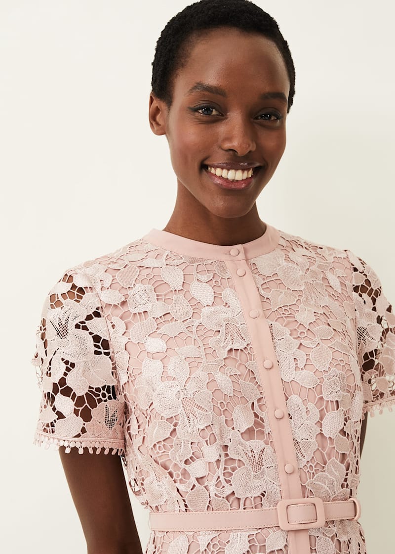 Samana Lace Shirt Dress