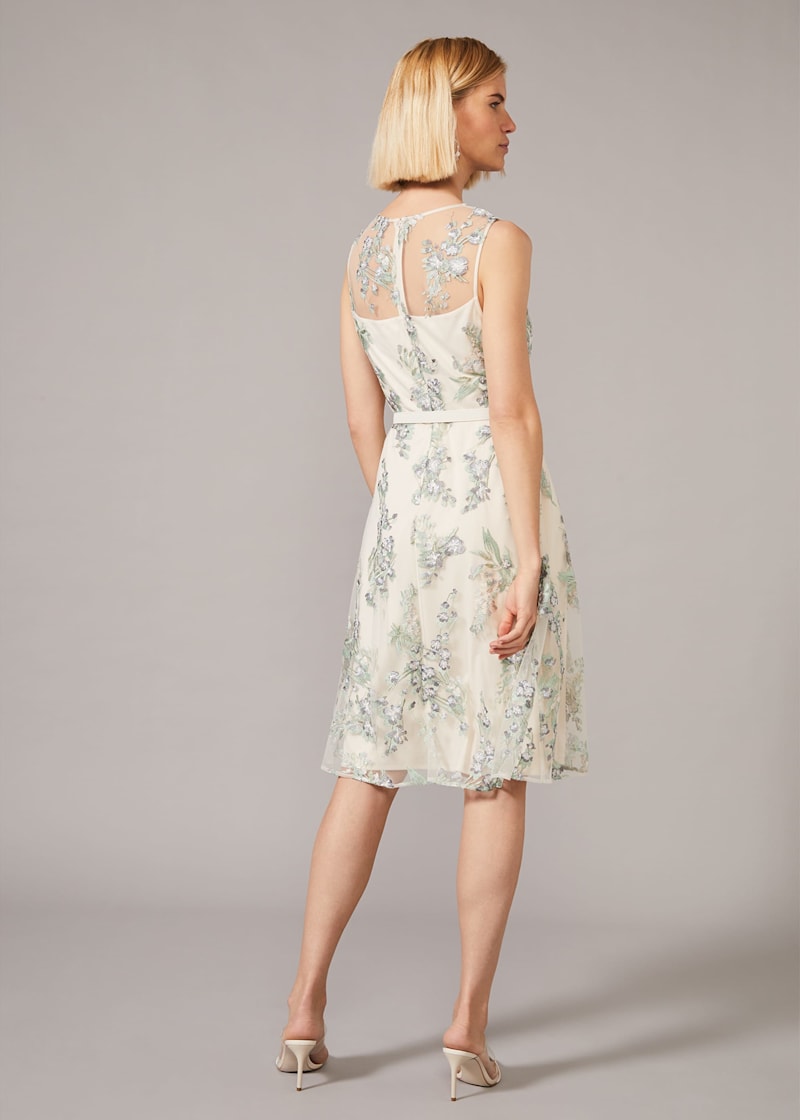 Phase eight sable embroidered dress hot sale