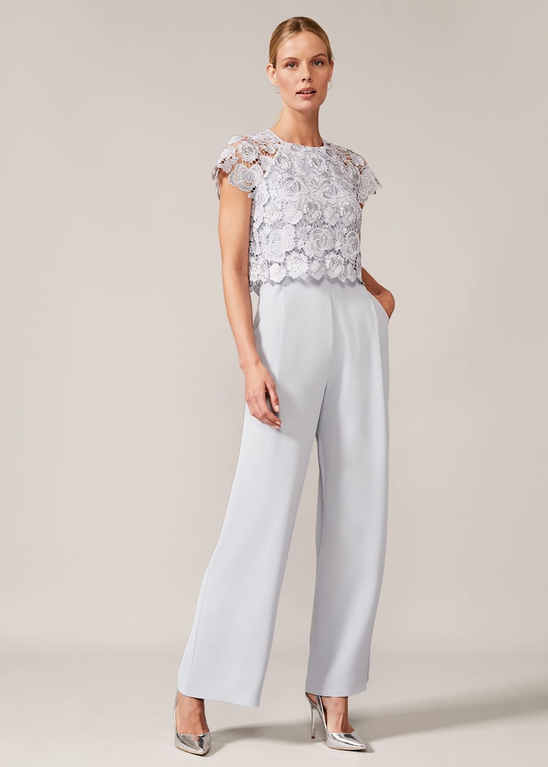 Brandie Lace Bodice Jumpsuit