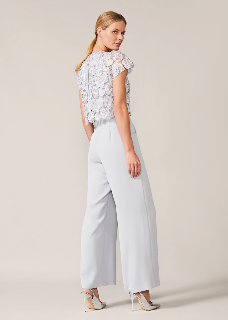 Phase eight bright lipstick ilia lace bodice jumpsuit 2025