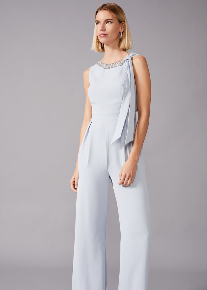 Grey jumpsuit formal new arrivals