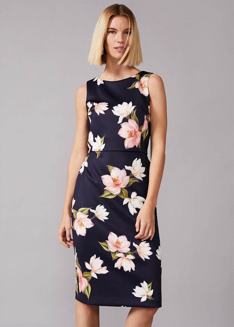 Amanda Floral Scuba Dress