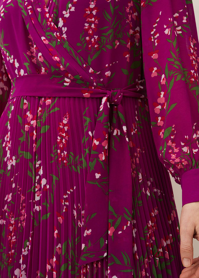 Carmen Pleated Maxi Dress