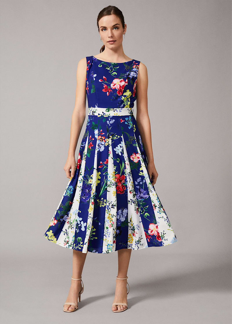 Trudy Patched Floral Dress