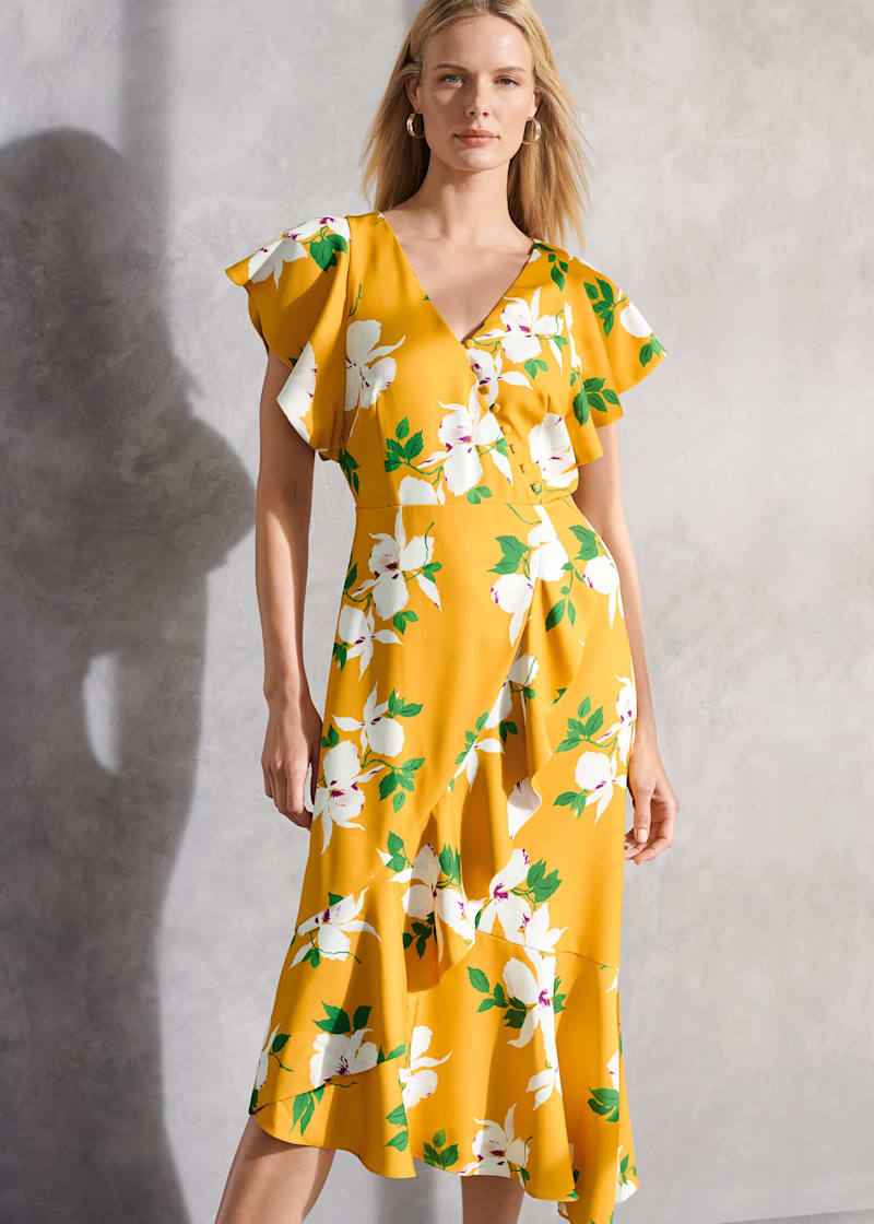 Phase eight 2025 mustard dress