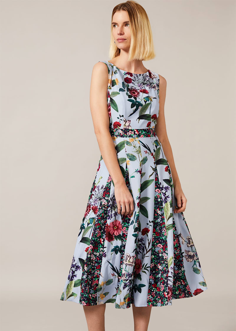 Trudy Patched Floral Dress