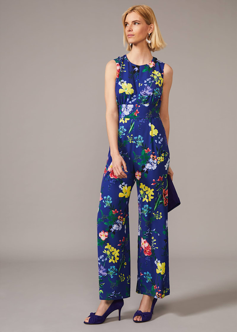 Trudy Floral Tapered Jumpsuit