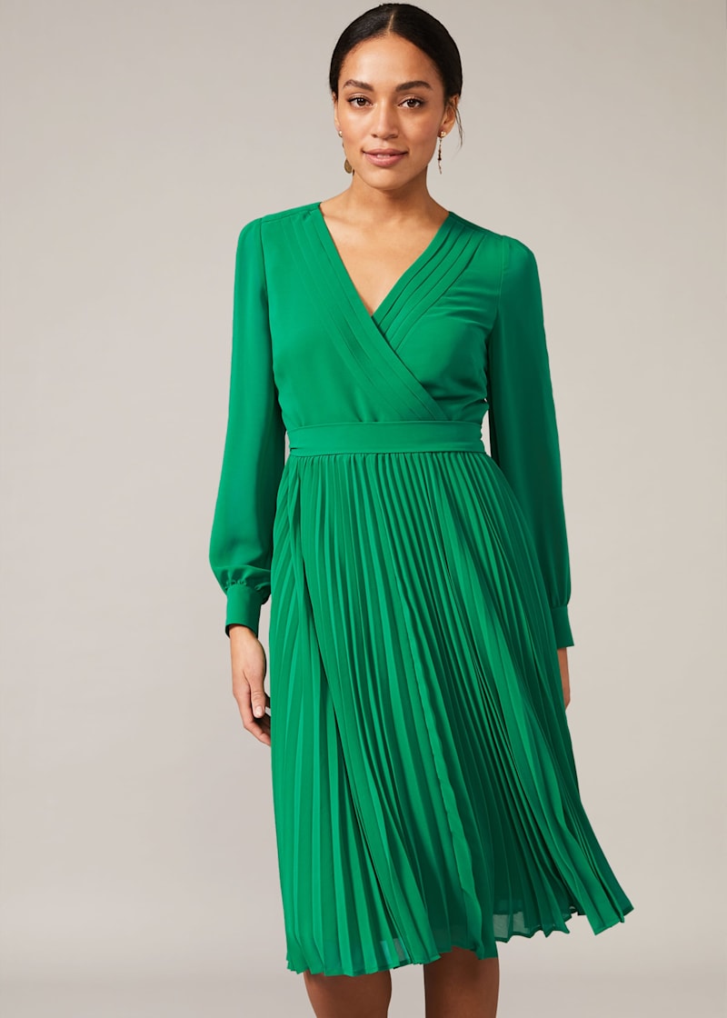 Isadora Pleated Dress