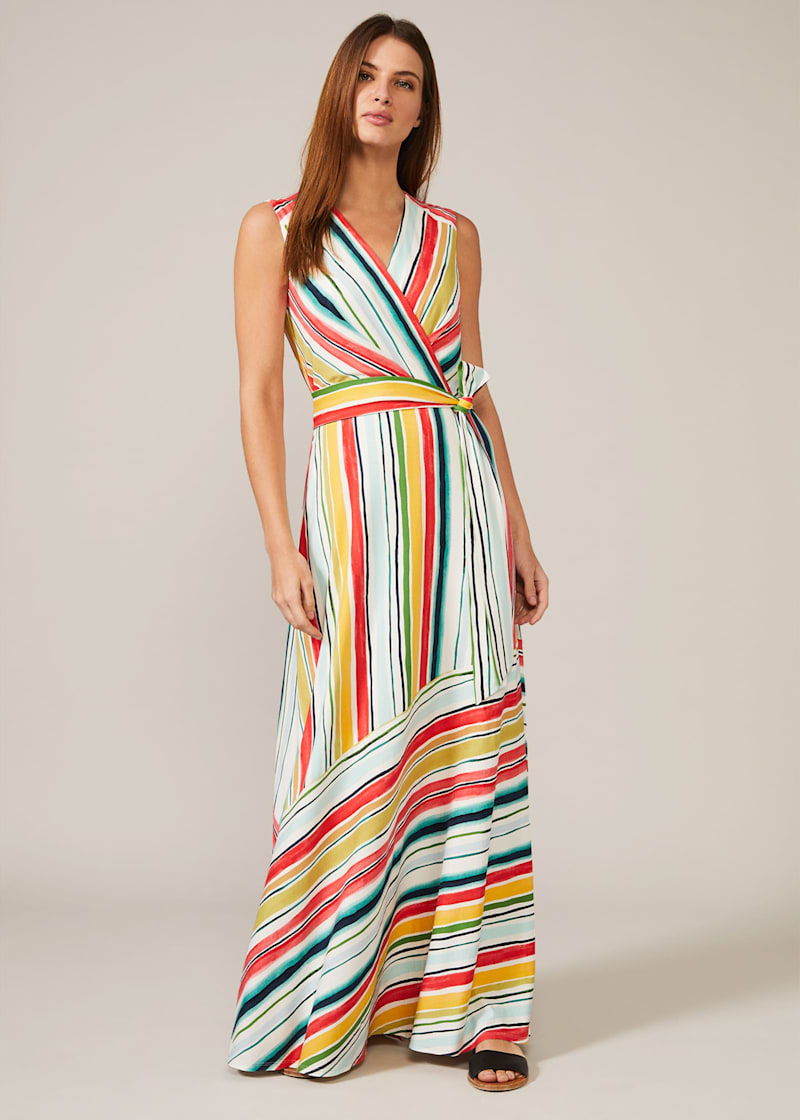 Phase eight storm stripe dress clearance