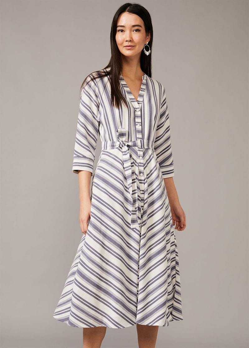 Phase eight sophie stripe dress hot sale