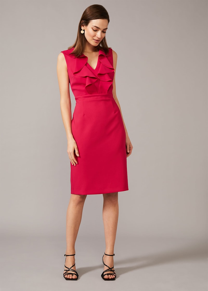 Linda Frill Fitted Dress | Phase Eight UK