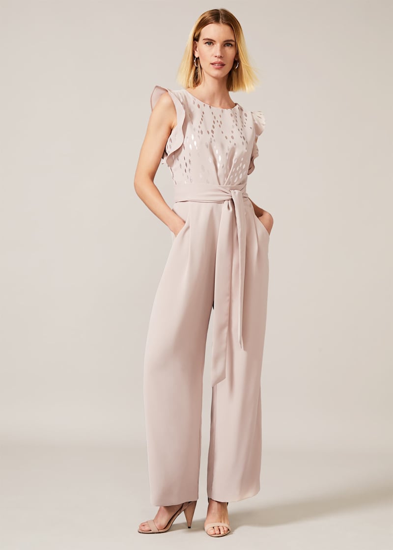 Phase eight victoriana foil print jumpsuit cheap