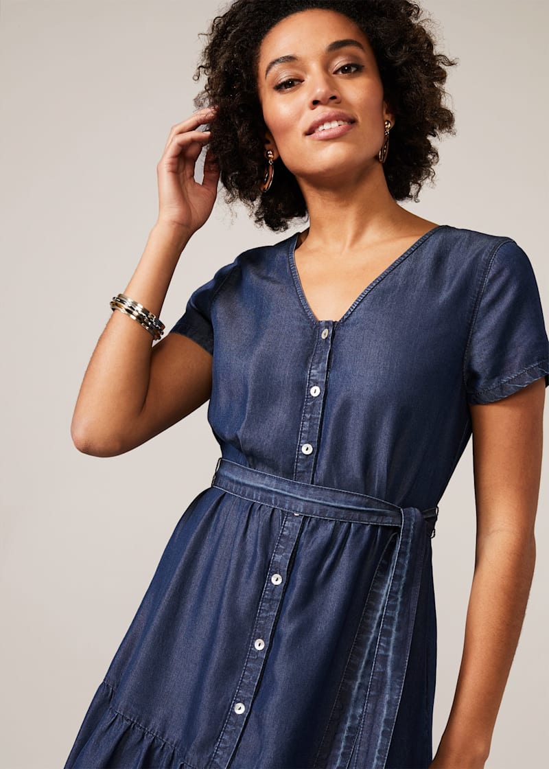 Denim daylily dress deals