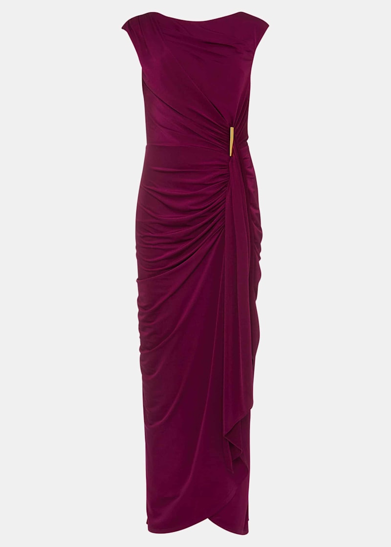 Donna Ruched Maxi Dress