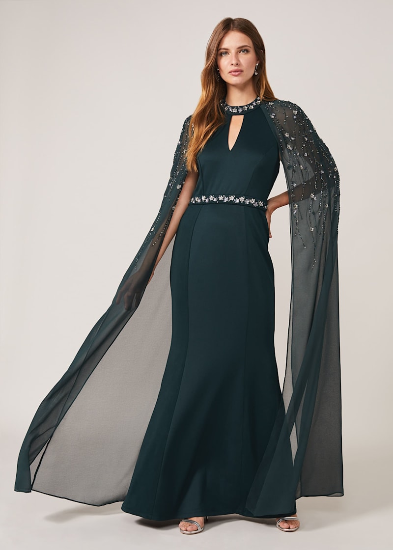Cape long gown 2025