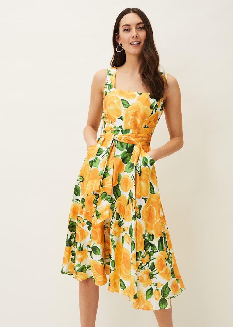 Phase eight heritage check dress clearance