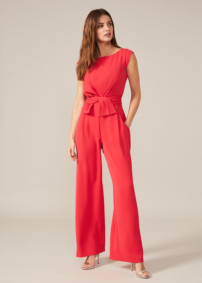 Jumpsuit rood cheap