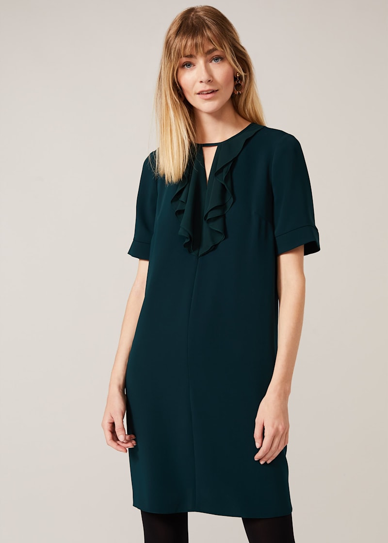 Phase eight sarah best sale frill dress green