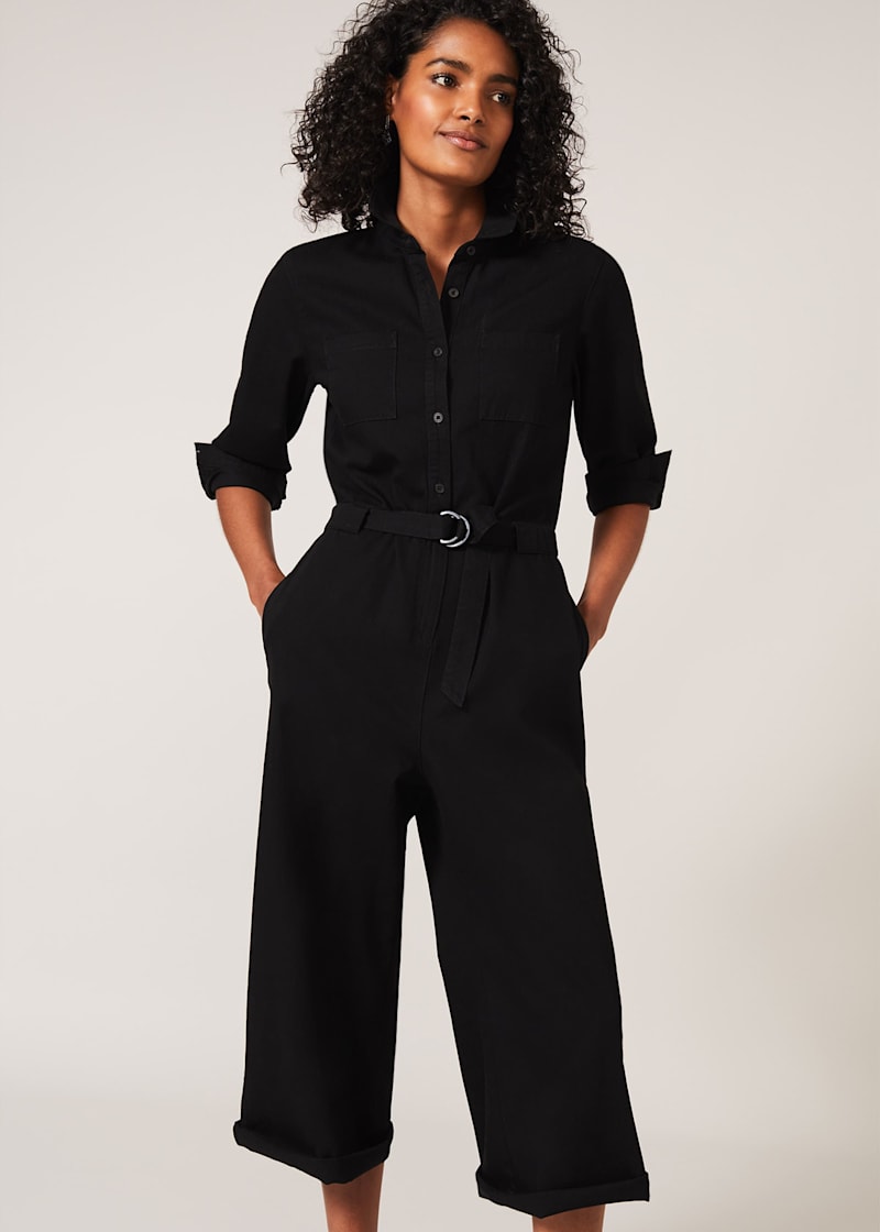 Next denim playsuit top