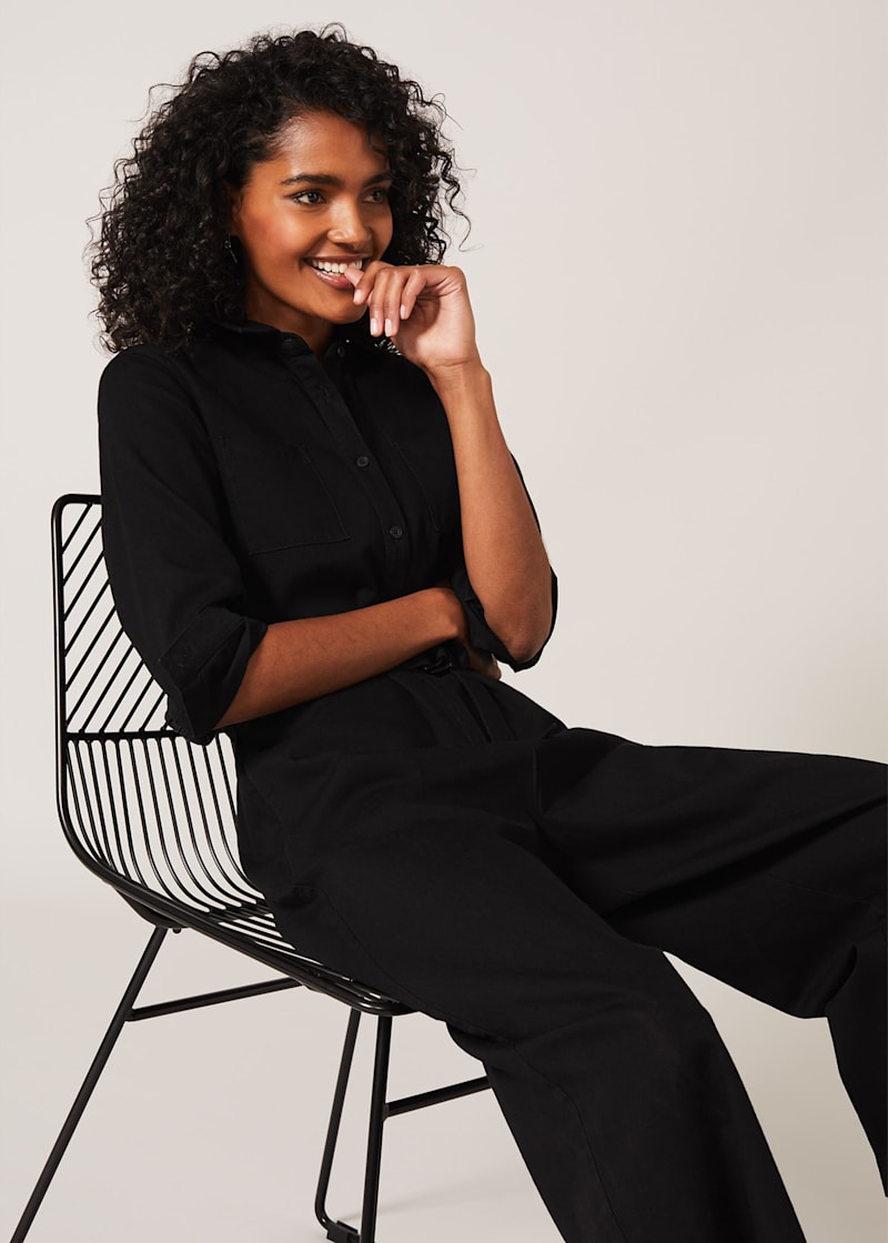 Monki denim jumpsuit new arrivals