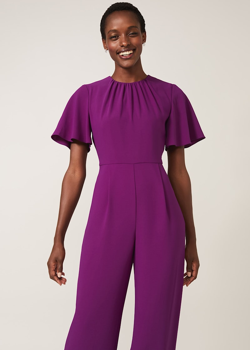 Purple jumpsuit sale for wedding