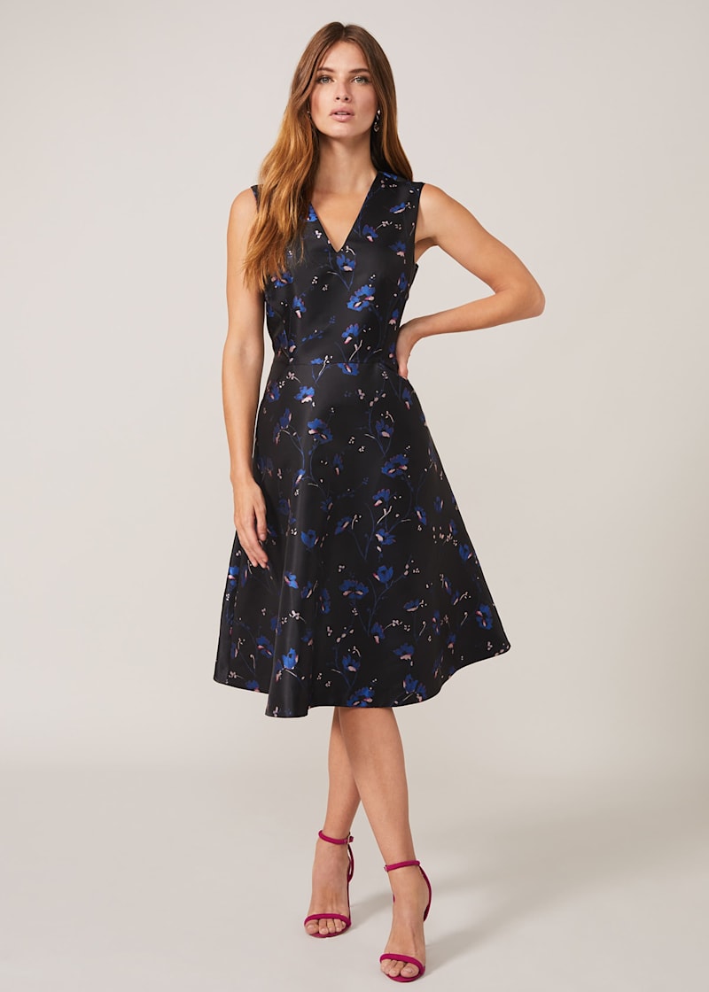 Fit and flare cocktail dress deals