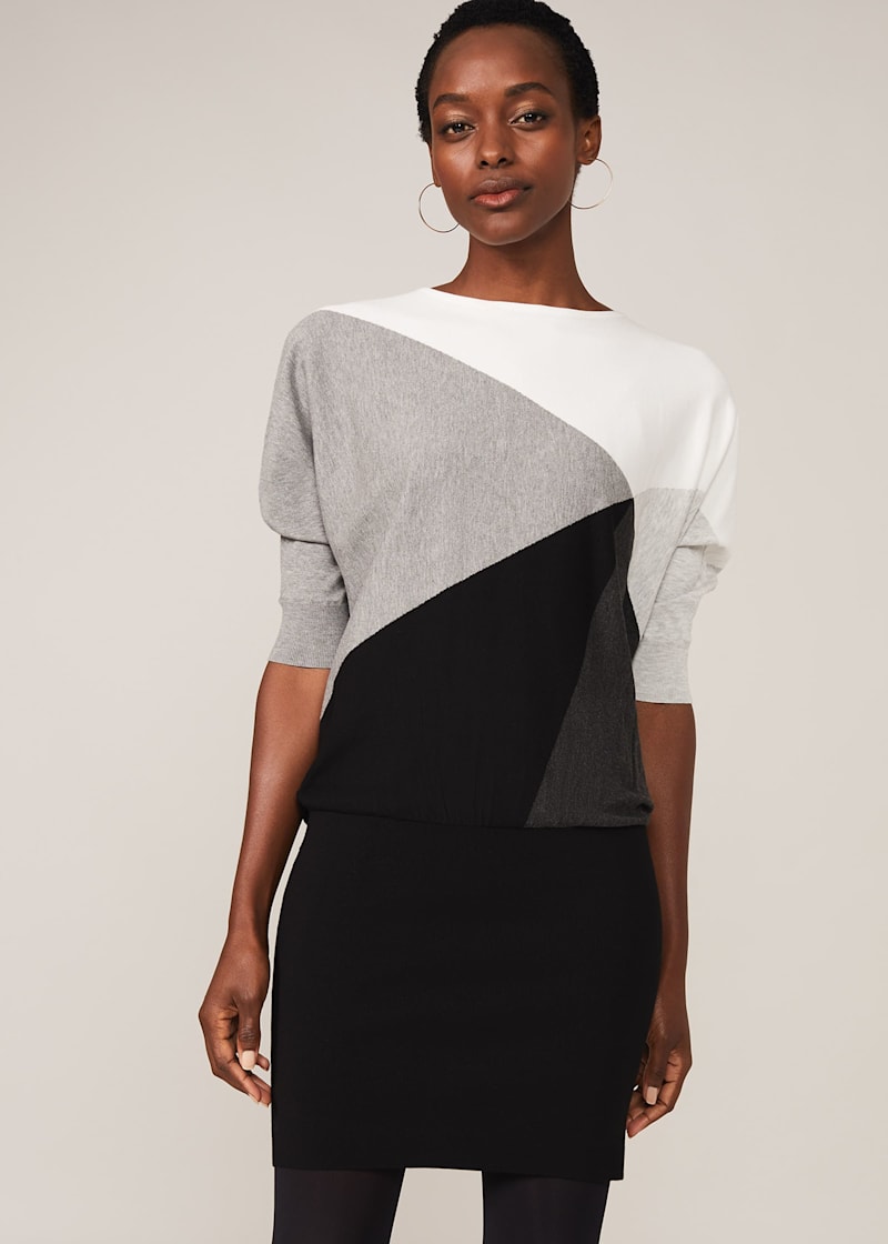 Phase eight colour block clearance dress