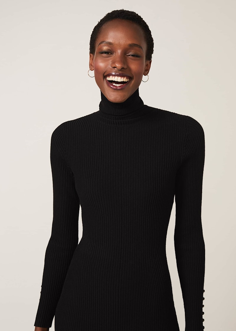 Kowlo roll neck dress on sale