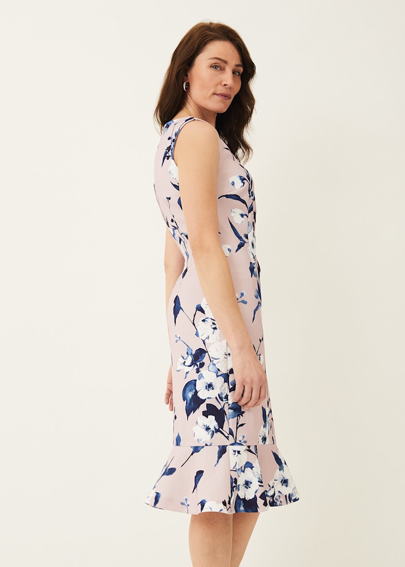 Peplum hem dress outlet