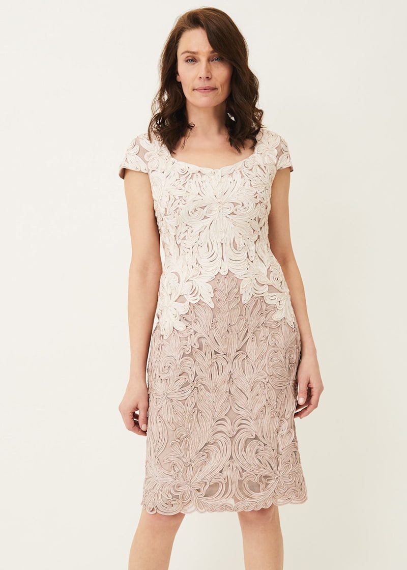 Jennifer Tapework Lace Dress