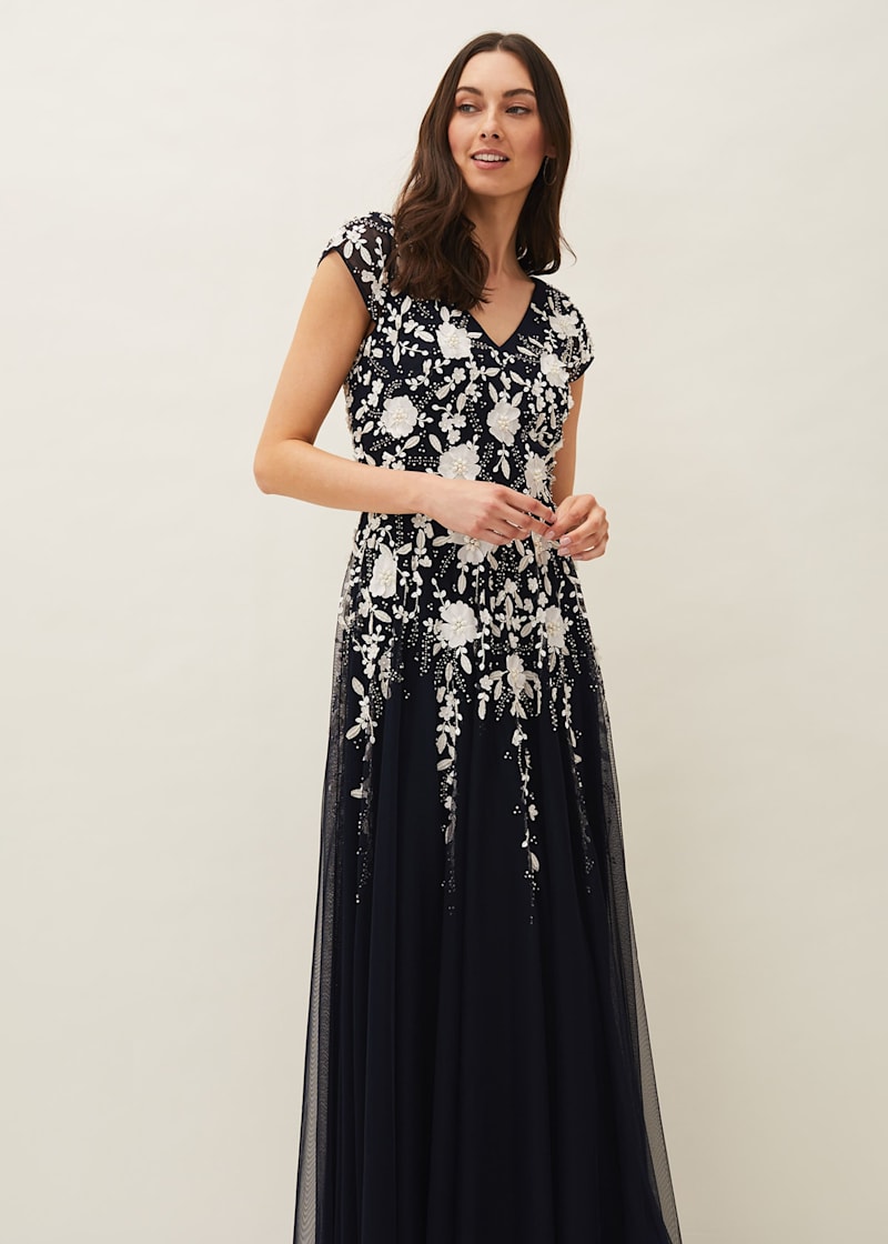 Henriette Embellished Maxi Dress