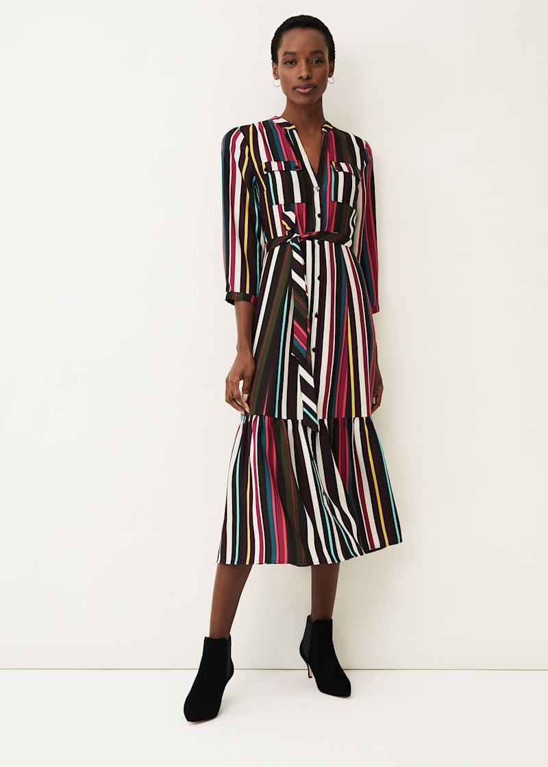 Lipsy stripe best sale dress