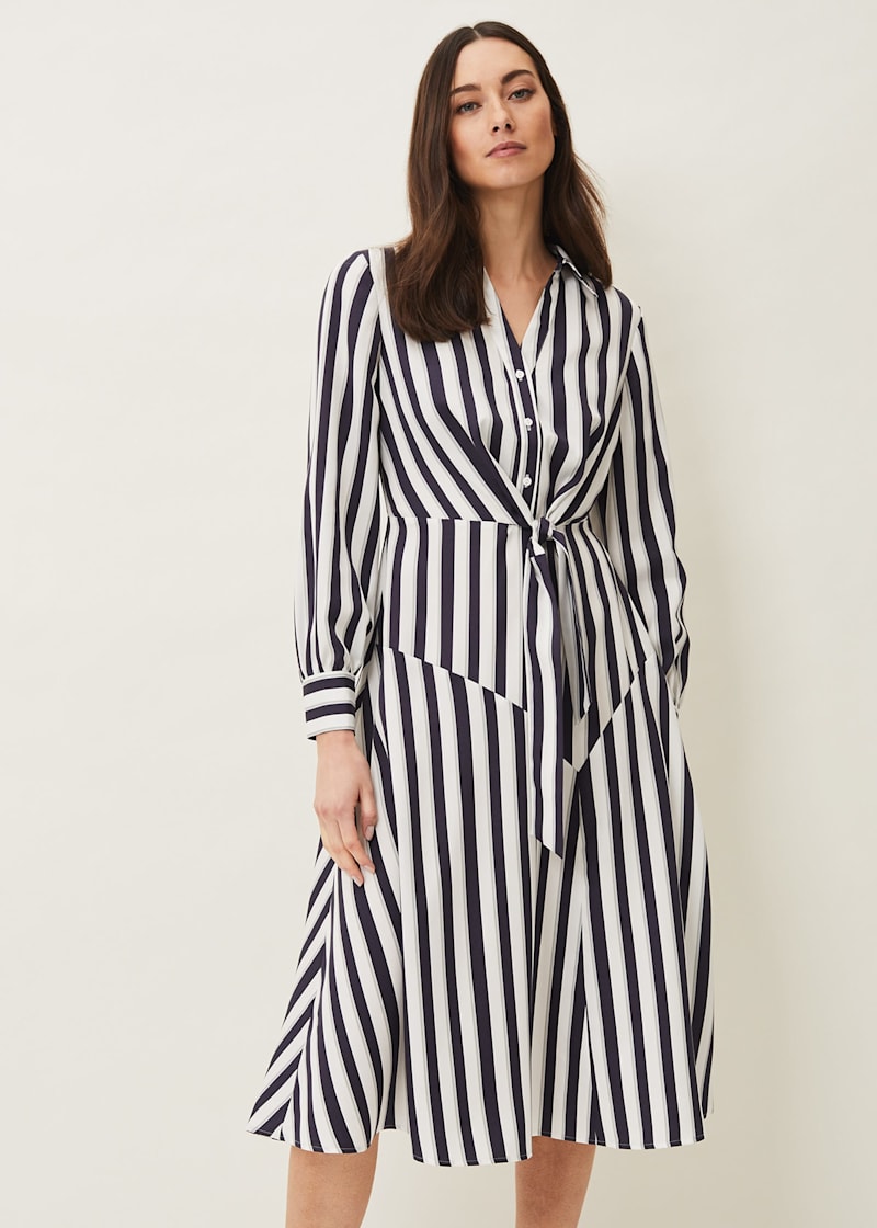 Phase eight amelia stripe dress top