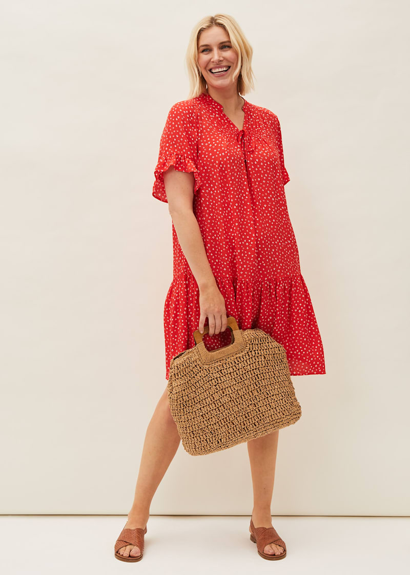 Cassia Print Swing Dress