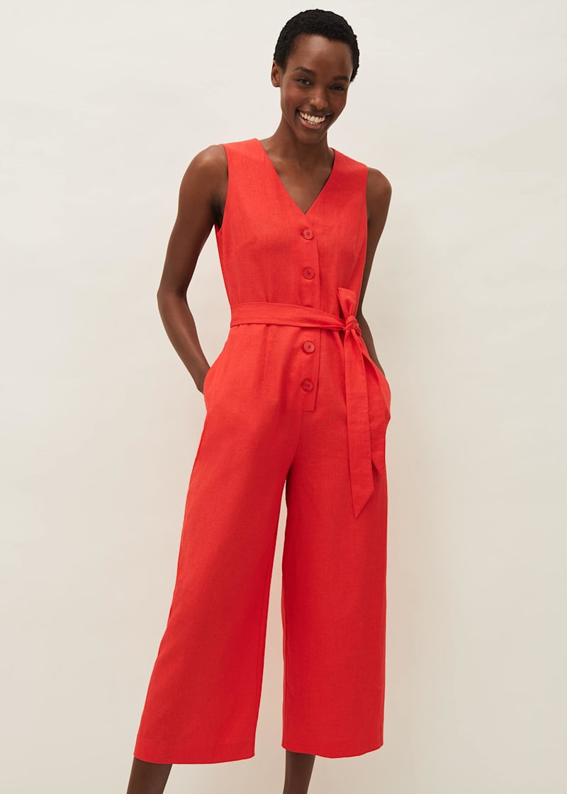 Next linen cheap jumpsuit