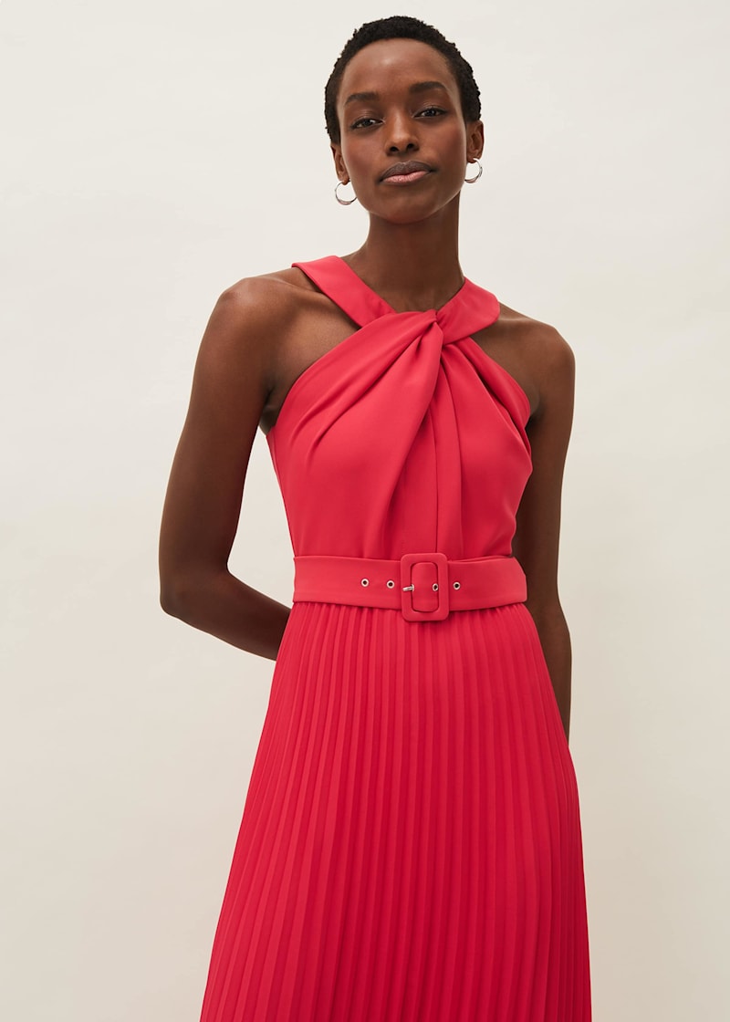 Oasis twist neck dress top