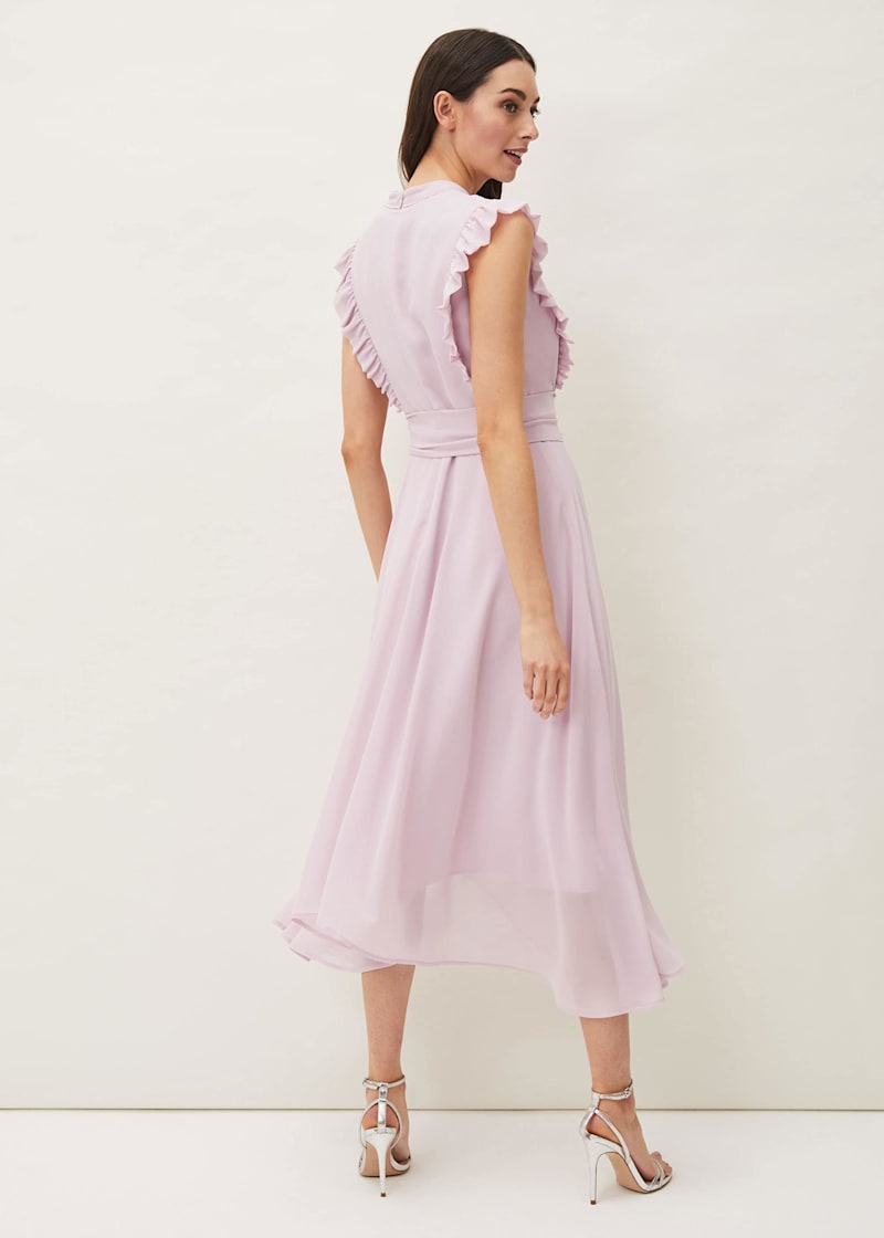 Heathers pintuck frill dress sales
