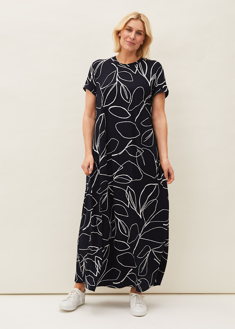 Fifi Floral T Shirt Maxi Dress