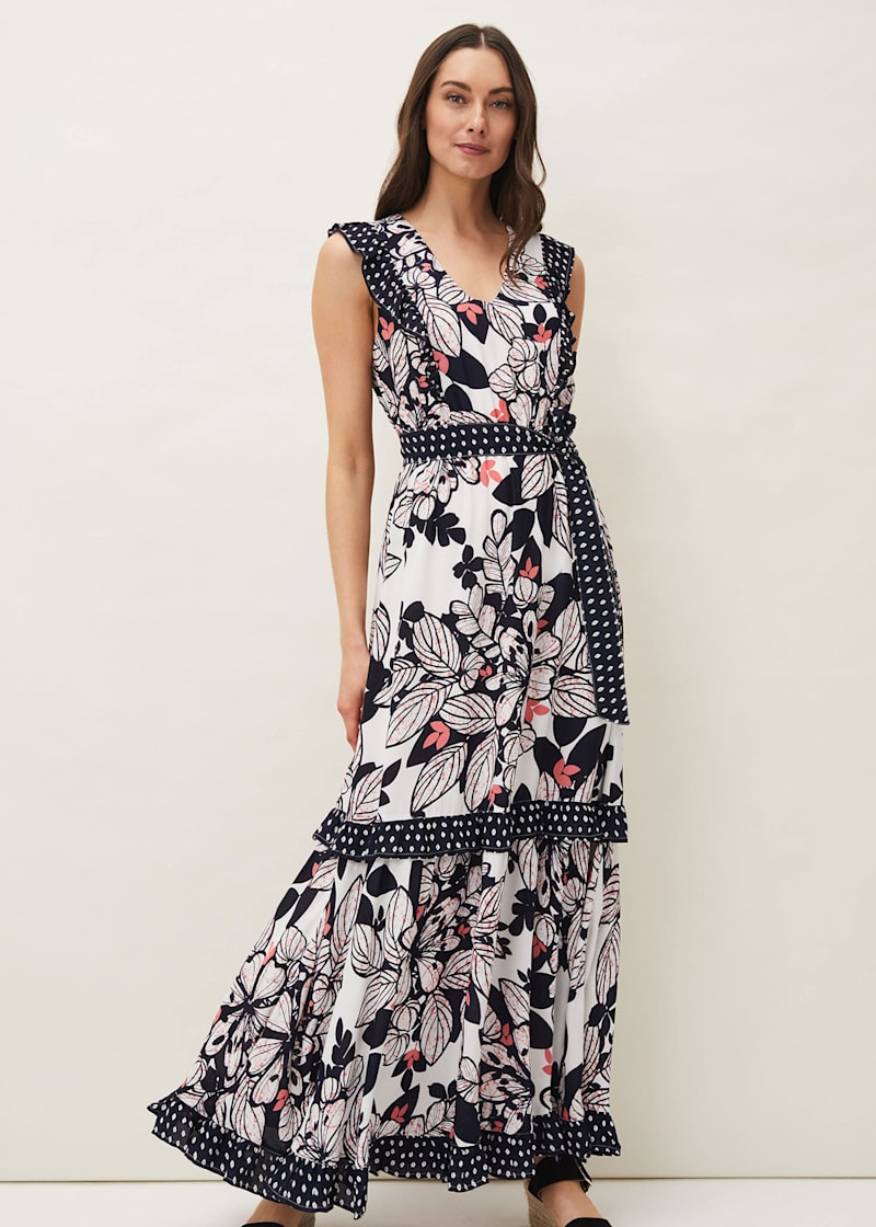 Suki Floral Tiered Maxi Dress