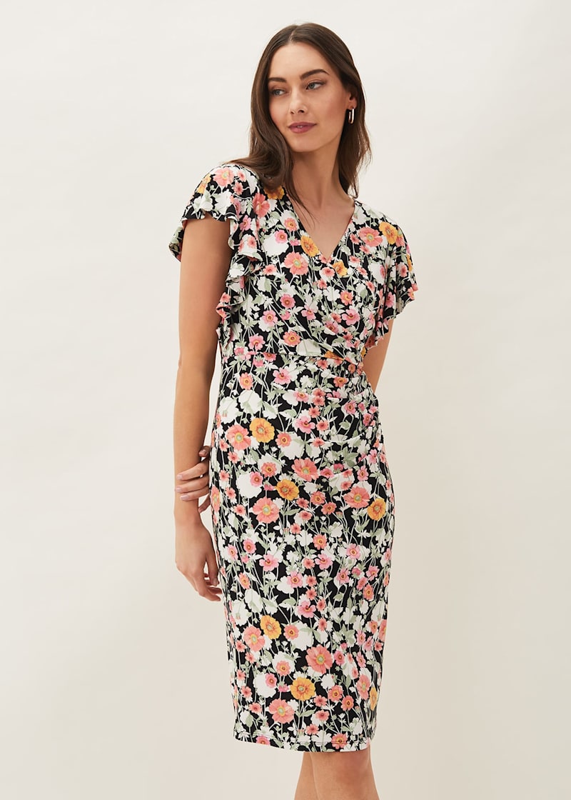 Maisie Floral Jersey Dress | Phase Eight UK