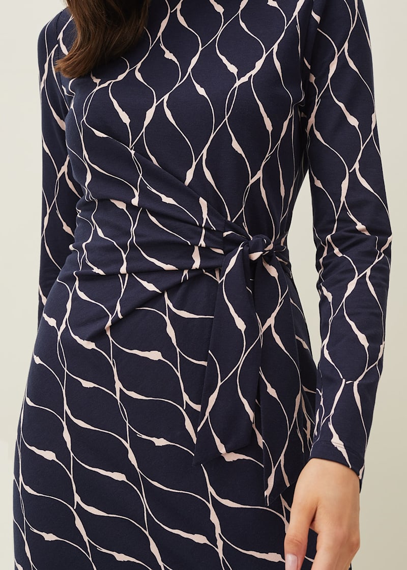 Ally Swirl Midi Dress