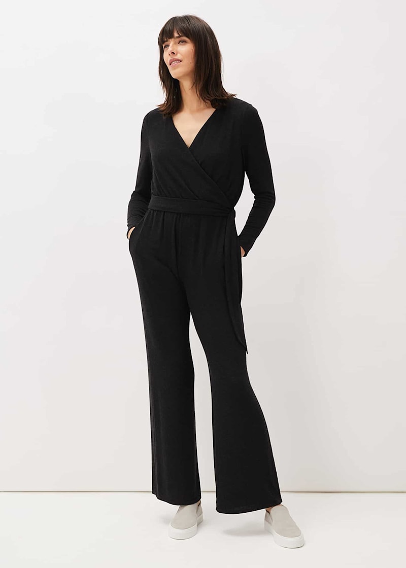 Wrap Jersey Jumpsuit